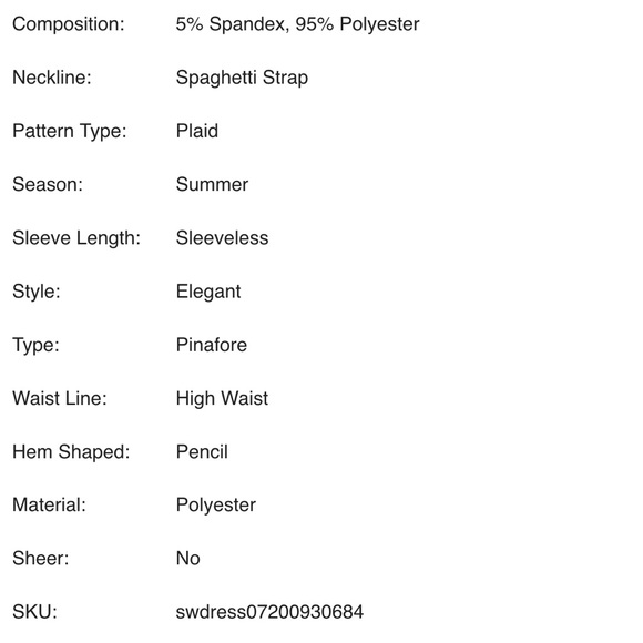 high waist pencil spaghetti strap dress - Picture 3 of 3